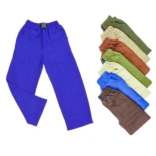 Tonbix 1446 Kız Çocuk Keten Etekli Cepli Pantolon 11-15 Yaş