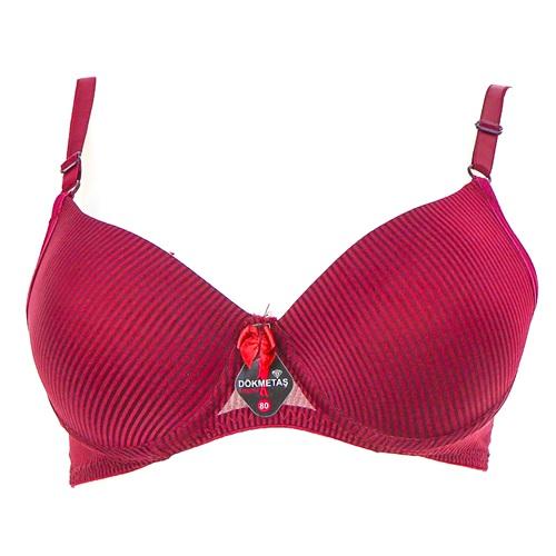 Dö Perla 4000 Bayan Dolgulu Mikro Çizgi Desenli Sütyen 75-90