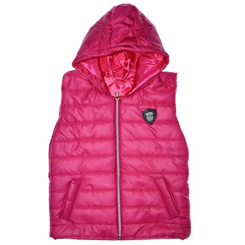 504 Kız Kapşonlu Fermuarlı Şişme Yelek 5-8 YAŞ