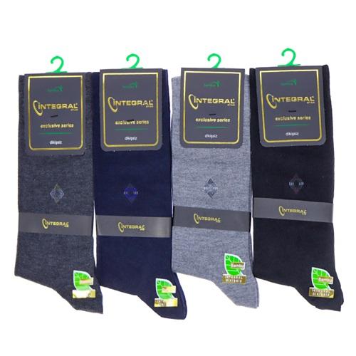 İntegral Erkek Bambu Likralı Kutulu Soket Çorap