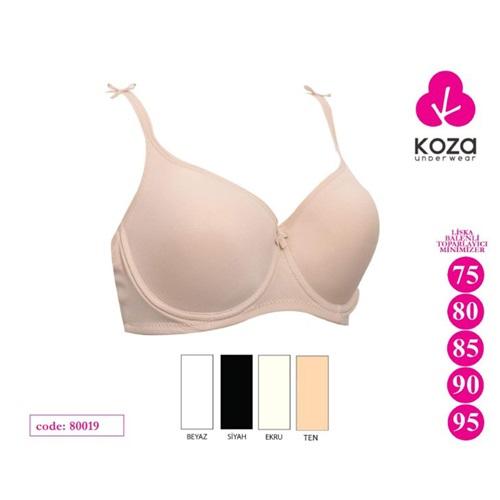 Koza Soft 80019 Bayan Lisca Mınımızzer Desteksiz Toparlayıcı Sütyen 80-95