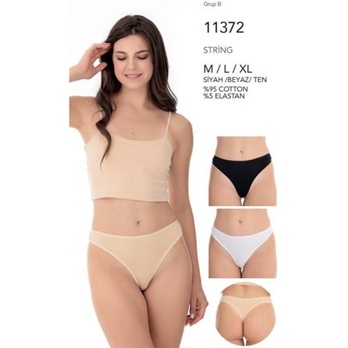 Berrak 11372 Bayan Penye String Külot M-XL