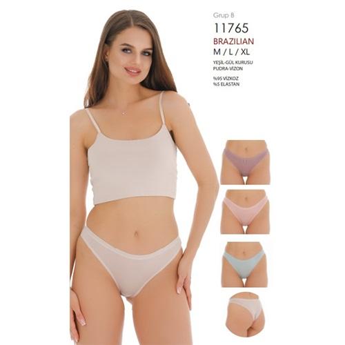 Berrak 11765 Bayan Penye Bikini Külot M-XL