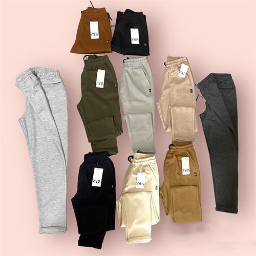 Zara 06606365 Erkek Çocuk Kral Pike Lastikli Duble Paça Pantolon 9-12 Yaş