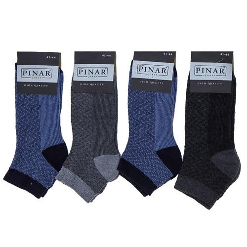 Pınar 0319 Erkek Likralı Havlu Patik Çorap