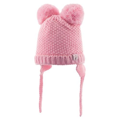 Kitti P-K23110-01 Kız Bebe Kulaklı Triko Bere 0-18 Ay