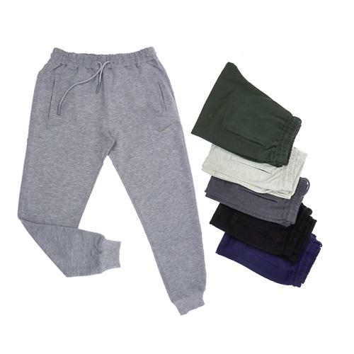 MMS 10071 Erkek Kompak Penye Arka Cepli Nıke Nakışlı Ribana Paça Eşofman Alt S-2XL