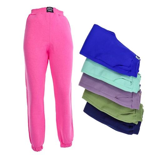 Öz Yıldız Bayan 3 İp Kompak Brooklyn Etiket Modelli Paça Lastikli Eşofman Alt S-2XL