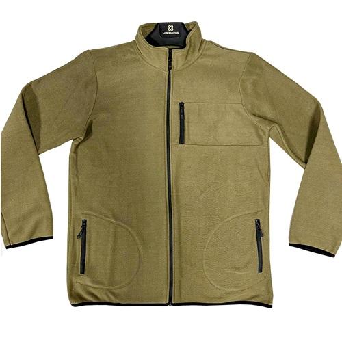 Los Santos 18122 Erkek Battal Los Santos Nakışlı Yakalı Boydan Etek Biyeli Polar Ceket 1-5