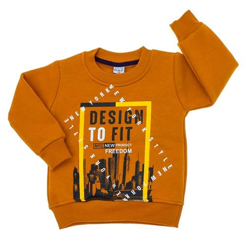 Kardeşler Erkek Çocuk 3 İplik Desıng To Fıt Baskılı Sweat 8-12 Yaş