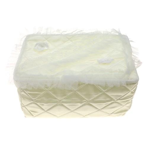 Nergiz Çeyiz Saten Süngerli Yazma Hurcu 30X35 Cm