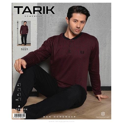 Tarık 5221 Erkek İnterlok U Kol Penye Pijama Takımı M-2XL