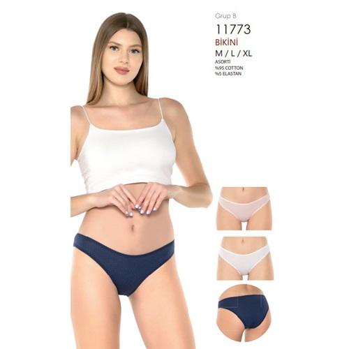 Berrak 11773 Bayan Penye Bikini Külot M-XL