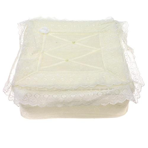 Nergiz Çeyiz Kadife Süngerli Özel Süsleme Yazma Hurcu 30X35 Cm (1 No)