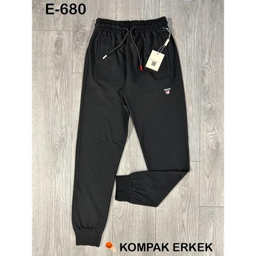 Atrax E-680 Erkek Kompak Ribana Paça Gant Armalı Eşofman Alt S-2XL