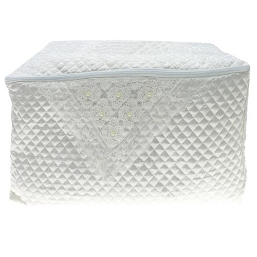 Nergiz Çeyiz İğne Oyalı Saten Yastık Hurcu 38X58 Cm (10 Lu)