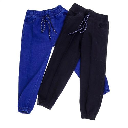 Gültutan Kids Erkek Çocuk Bel Paça Lastikli Cepli Kot Pantolon 9-11 Yaş