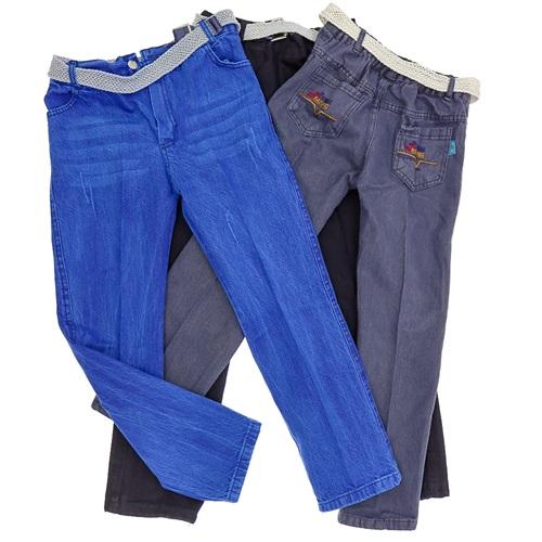 Hıway Erkek Çocuk Kemerli Cepli Kot Pantolon 9-12 Yaş