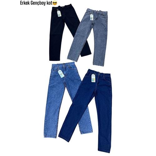 Paşacan 6143 Erkek Çocuk Genç Boy Blue Rock Kot Pantolon 13-17 Yaş