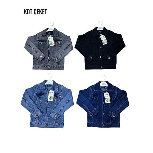 Paşacan 50505 Erkek Çocuk Likralı Kot Ceket 13-17 Yaş