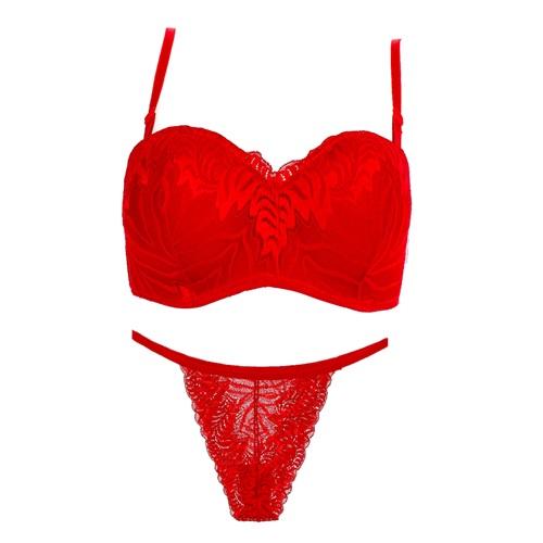 DP De Pier 50000 Bayan Lotus ful Dantelli Dolgusuz Sütyen Takım 80-95