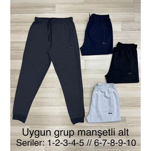 LYC 61515 Srt Life Nak. Kompak Jumbo Battal Erkek Eşofman Alt 6-10