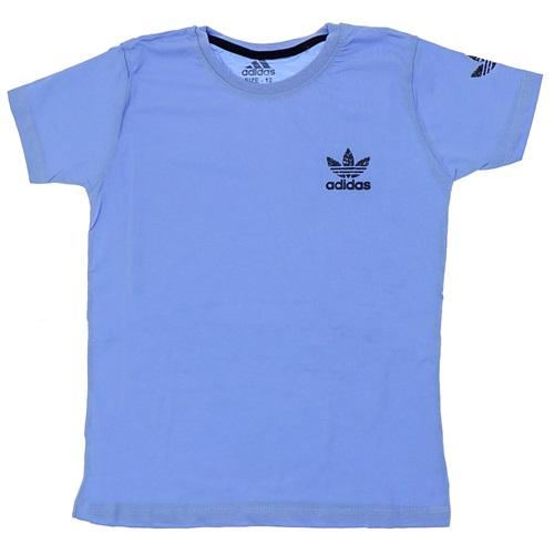 Alfa Kids 6192 Erkek Çocuk Adidas Baskılı Sıfır Yaka Tişört 9-12 Yaş