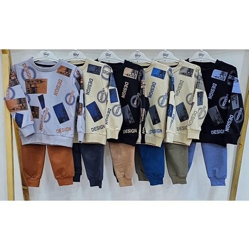 Erenbey Erkek Çocuk 327 Design Baskılı Takım 3-6 Yaş