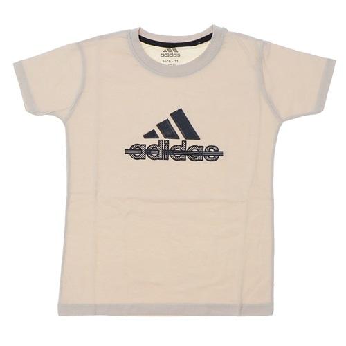 Alfa Kids 6180 Erkek Çocuk Adidas Baskılı Sıfır Yaka Tişört 9-12 Yaş