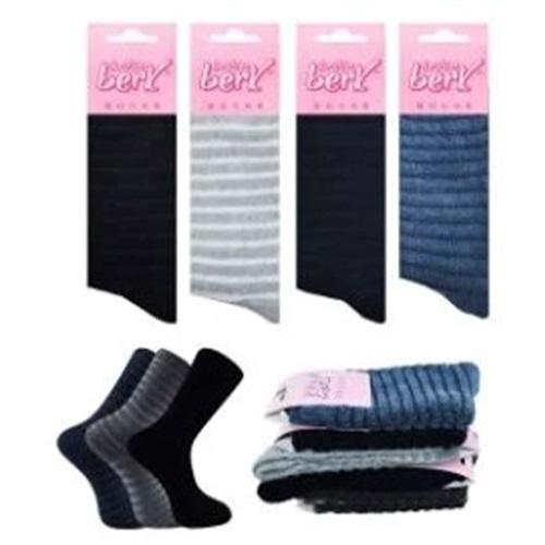 İbrahim Berk 4206 Bayan Ters Havlu Soket Çorap