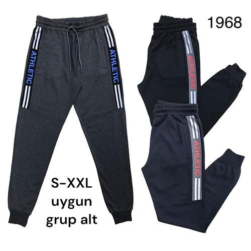 Lyc 1968 Erkek Athletic Baskılı Ribana Paça Eşofman Alt S-2XL