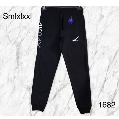 Lyc 1682 Erkek Nıke Aır Max Baskılı Ribana Paça Eşofman Alt S-2XL