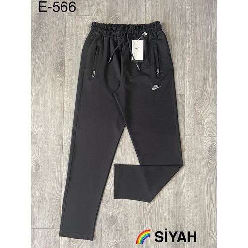 Atrax E-566 Erkek Kompak Penye Nıke Baskılı Açık Paça Eşofman Alt S-2XL