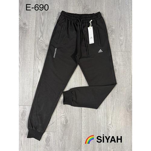Atrax E-690 Erkek Kompak Adidas Baskılı Paça Ribanalı Eşofman Alt S-2XL