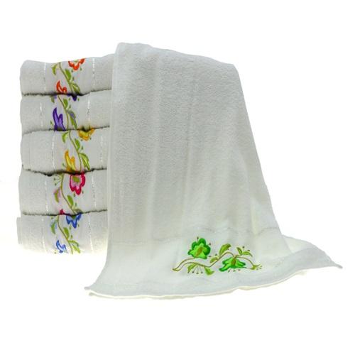 Durul 700 Yıldız Nakışlı El Yüz Havlusu Ebat 40x80cm