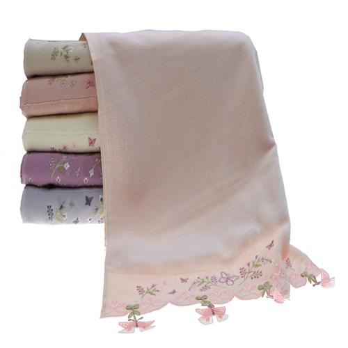 Orkidem 1008 Kadife Kelebek Nakışlı Küpeli Mutfak Havlusu 30x50cm