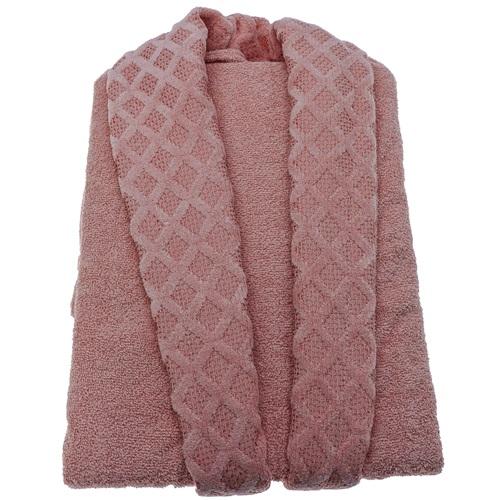 Bulteks Şal Yaka Nakışlı Tek Bornoz