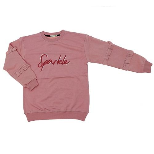 Almila 2062 Kız Çocuk 2 İp Sparkle Nakışlı Sweat 13-16 Yaş