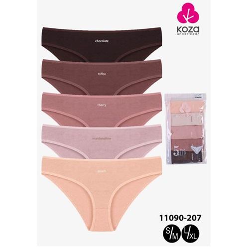 Koza 11090-207 Bayan Penye Düz 5 li Bikini