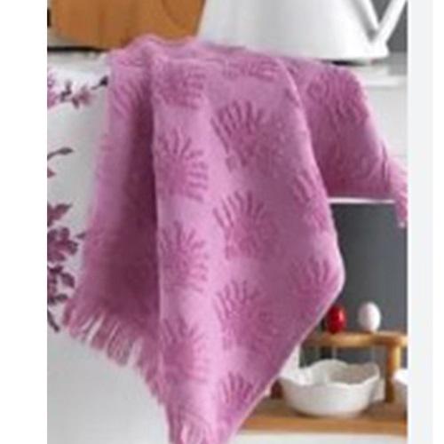 Fushia Palmiye Mutfak Havlusu 40X60 Cm (3 Lü)