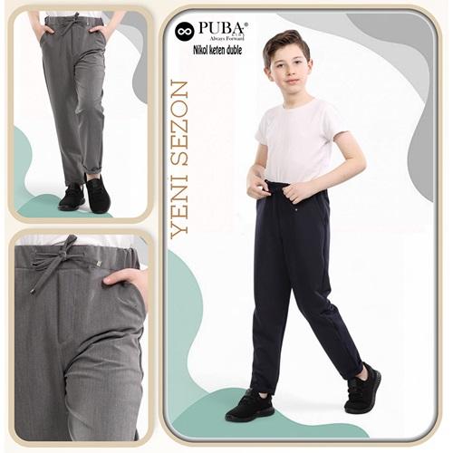Puba 1755-1 Erkek Çocuk Nikol Salas Jogger Pantolon 6-10 Yaş