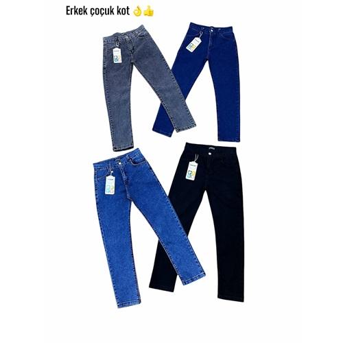Paşacan 6082-2 Erkek Çocuk Black Rock Kot Pantolon 11-15 Yaş