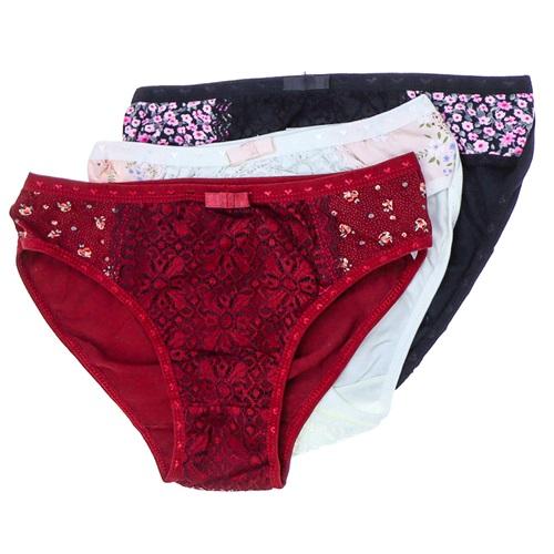 My Aşk 011 Bayan Leylak Dantelli Bikini Külot