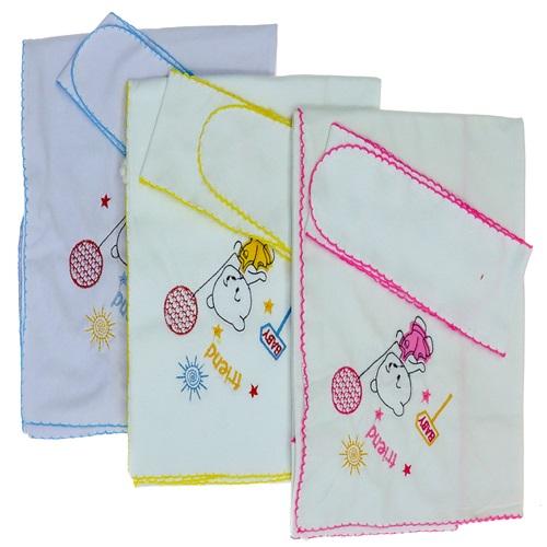 Msa Bebe Nakışlı Kuşaklı Fiyonklu Kundak 0-1 Yaş