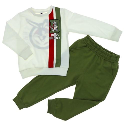 Erenbey 214 Erkek Çocuk Kompak Penye Bugs Bunny Baskılı Takım 4-10 Yaş