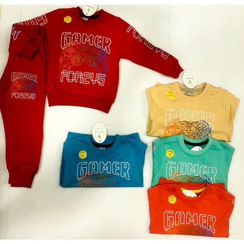 Bittoş 366 Erkek Çocuk Gamer Forevs Baskılı İkiip Takım 3-6 Yaş