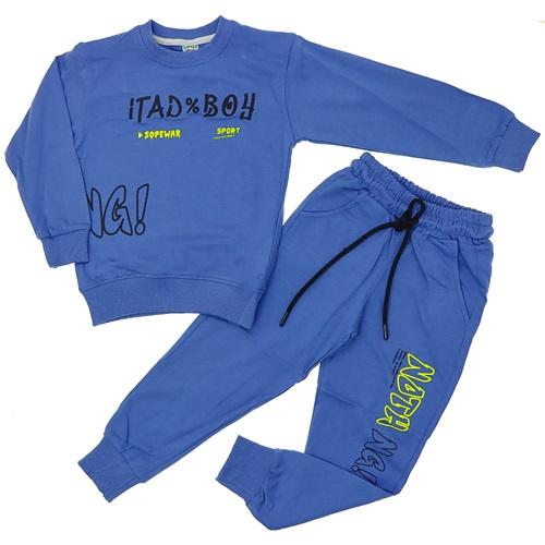 Bittoş 352 Erkek Çocuk Arkası Ve Önü Yazı Baskılı İkiip Takım 3-6 Yaş