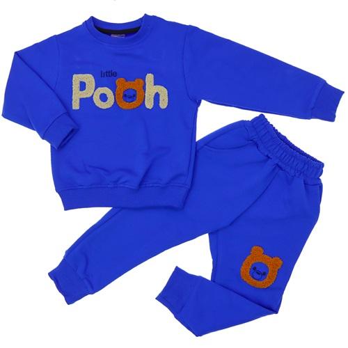 İbocan Erkek Çocuk Pooh Süzine Nakışlı Penye Takım 3-6 Yaş
