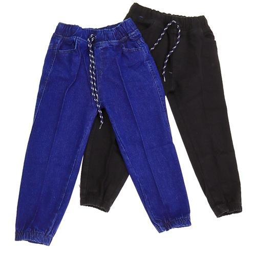 Gültutan Kids Erkek Çocuk Bel Paça Lastikli Cepli Kot Pantolon 6-8 Yaş