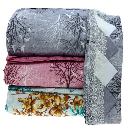 Lider Tekstil Desenli Tek Kişilik Çok Amaçlı Örtü Pike Takımı 155x215 Cm